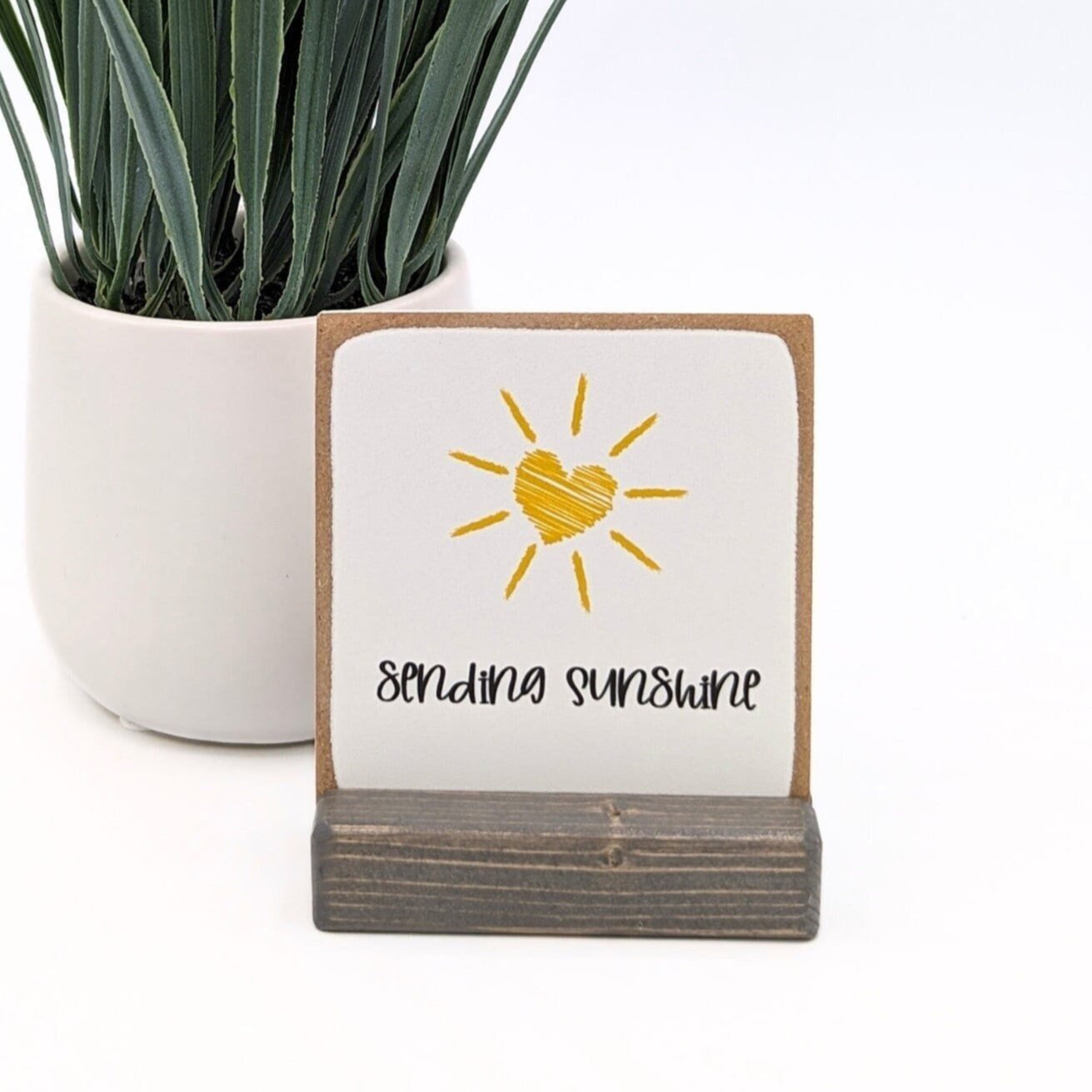 Sending sunshine, comfort gift, brighten your Day, personalized gift, tough times gift, sunshine card,