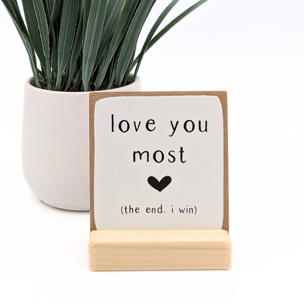 Valentine's Gift / l love you most gift box (with choice of tag)/ love gift/ the end/ i win