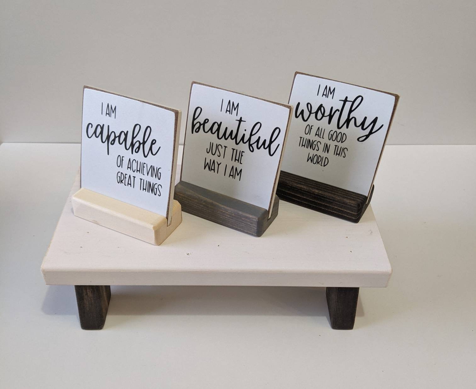 Self affirmations | affirmation sign, self care| self love, self gift, friend gift, i am beautiful