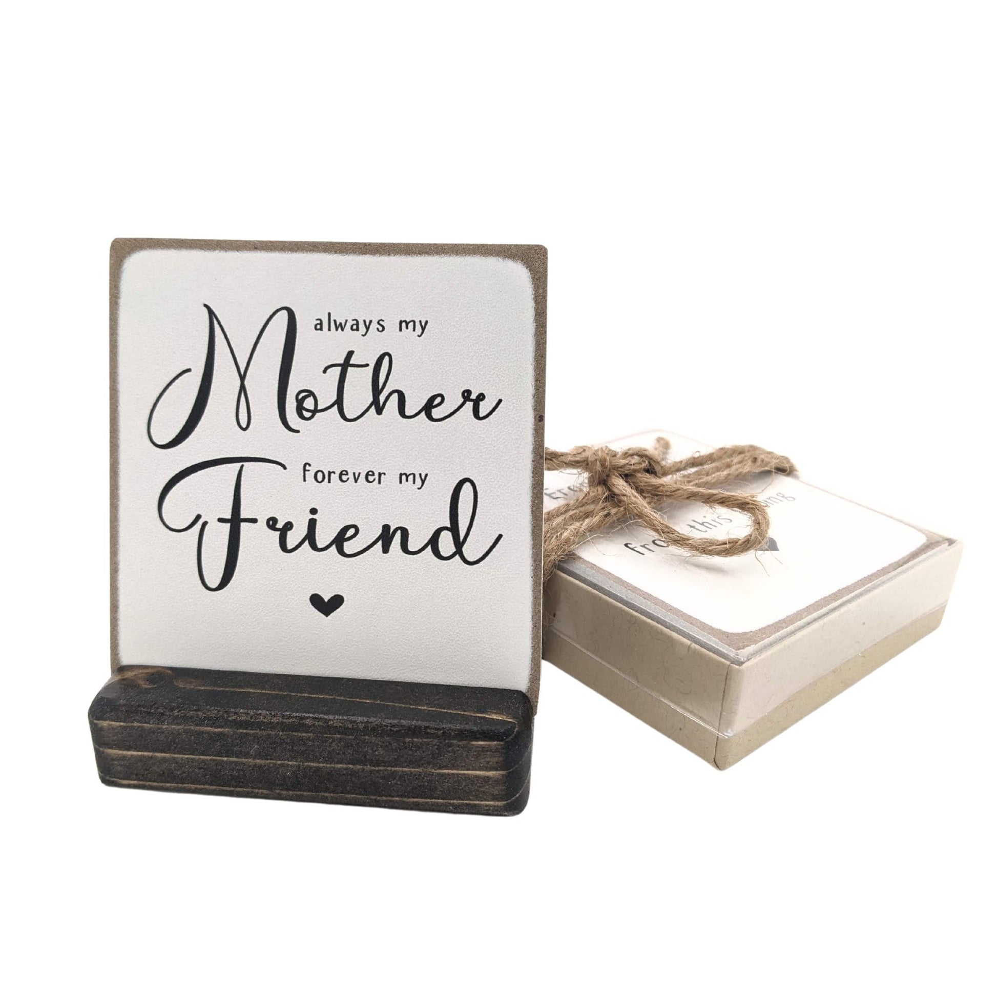 always my Mother forever my Friend | Mother's Day gift | personalized mom gift | cute Mother's Day card | plaque