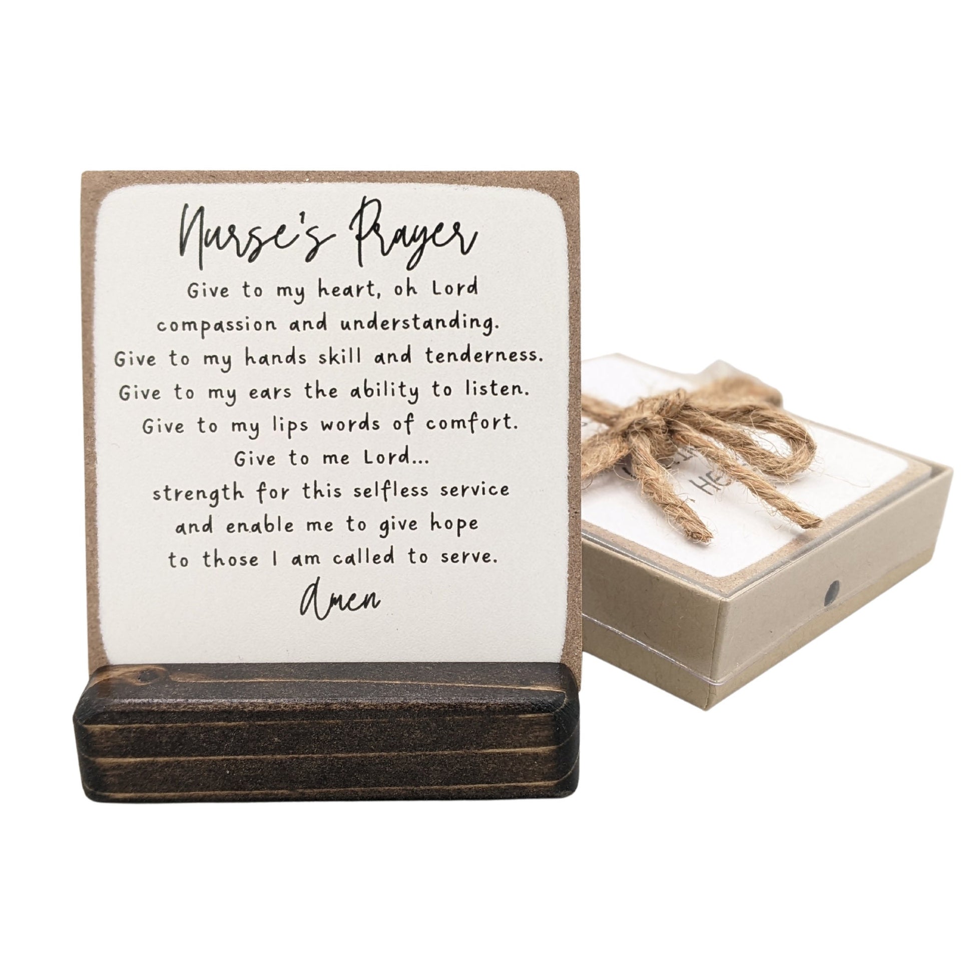 Nurse's prayer | nurses week | personalized nurse gift | nurse card | nurse plaque