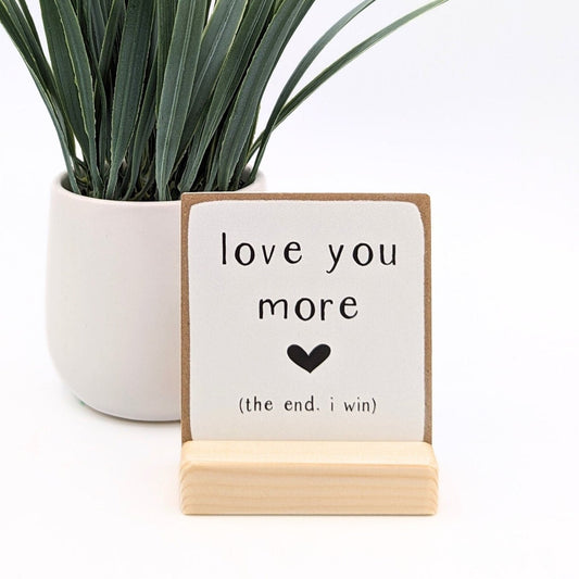 Valentine's Gift / l love you more / gift box (with choice of tag)/ love gift/ the end/ i win