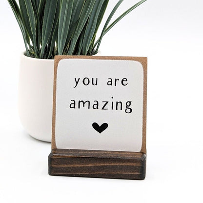 you are amazing, thank you gift, thank you card, inspiration gift, mom gift, friend gift, you did it gift