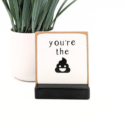 you're the shit, Father's Day gift idea, gift for dad, thank you gift, thank you card, friend gift, you did it gift